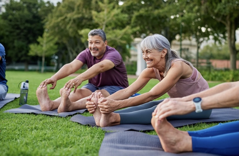 Seniors prioritizing health and wellness outdoors